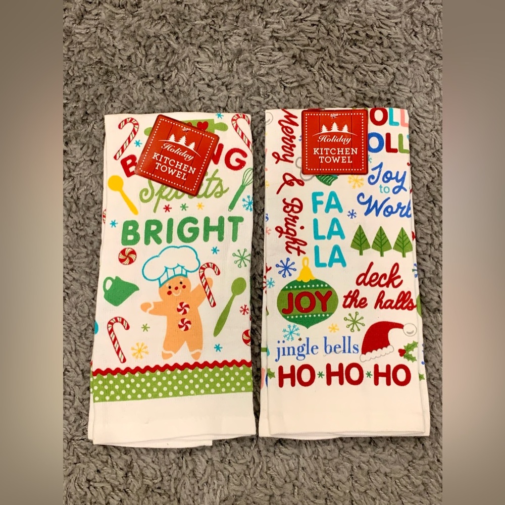 2pk Holiday Kitchen Towel Bundle